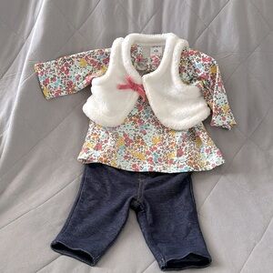 3 piece newborn outfit